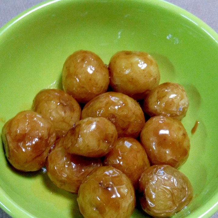小さい新じゃがの煮っころがし